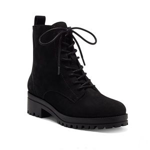 Lucky Brand Suede Combat Boots